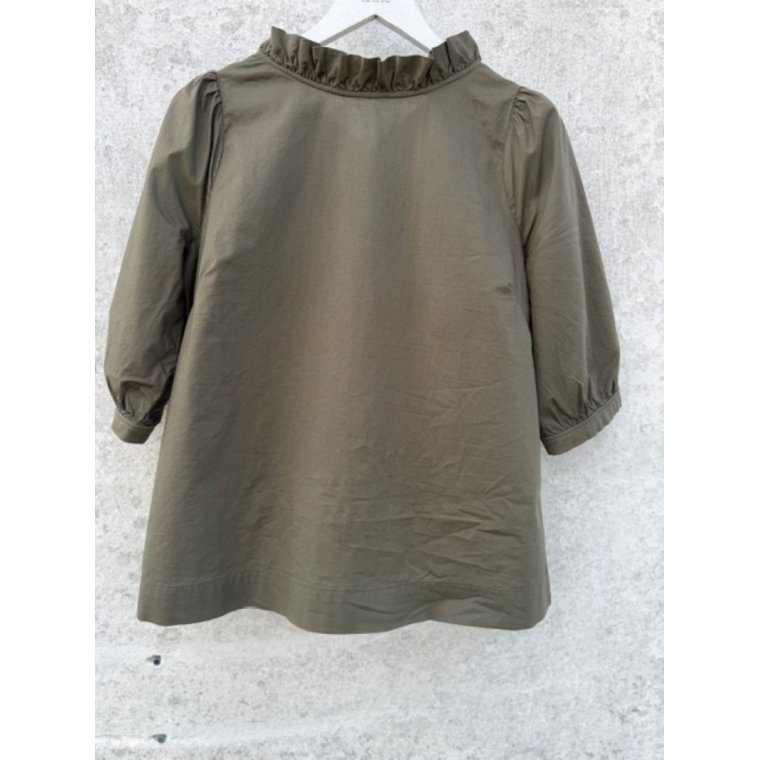 OWN By Basics - 13005 - blouse puff - Capers