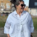 OWN By Basics - 13038 lab coat blouse - white
