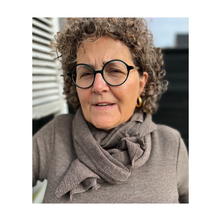 By Basics - 1024 scarf-one layer - earth melange