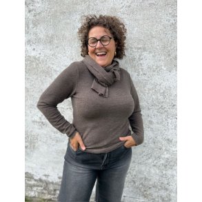 By Basics - 4002 Shirt R-Neck L/S - earth melange