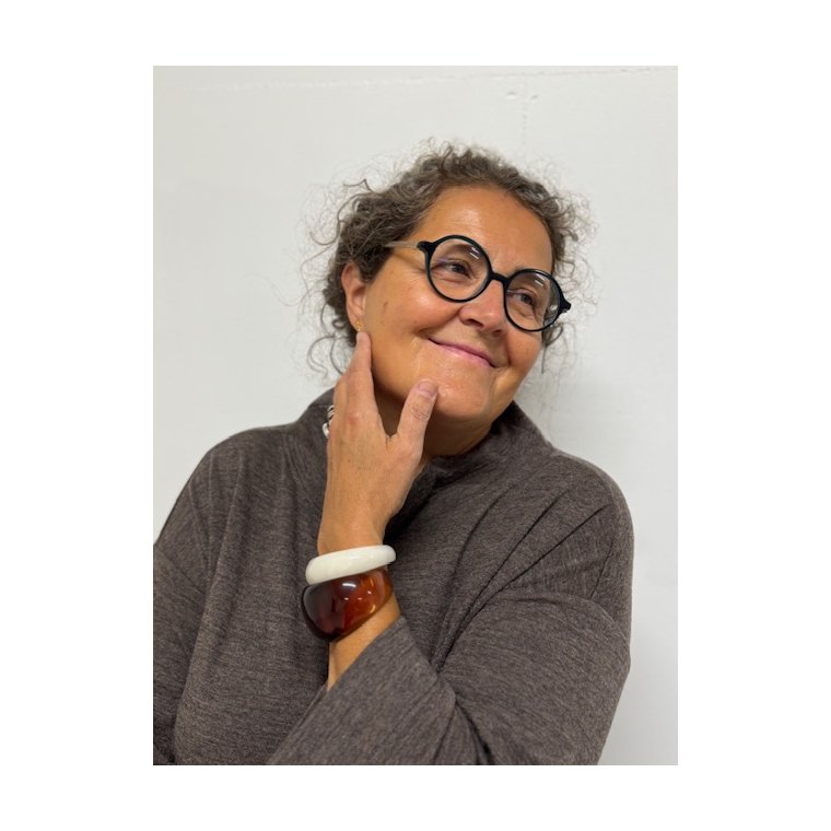 By Basics - 14005 sweat dress w/collar 3/4 s- earth melange