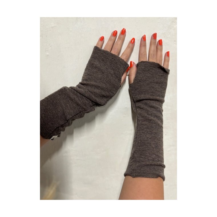 By Basics - 1014 wrist warmer - earth melange