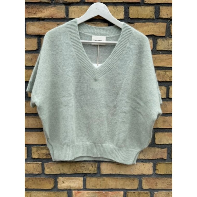 Six Ames - DANA SWEATER - Glacial Green Melange