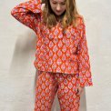 Craft Sisters - Classic Pyjamas Blockprint - mandarin