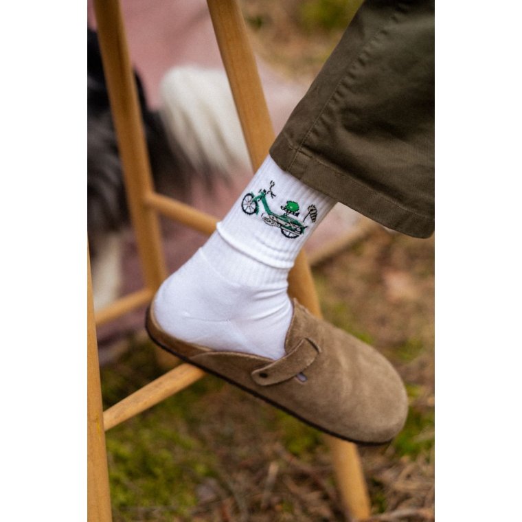 LAKOR - Forest Maxi Tennis Socks - White