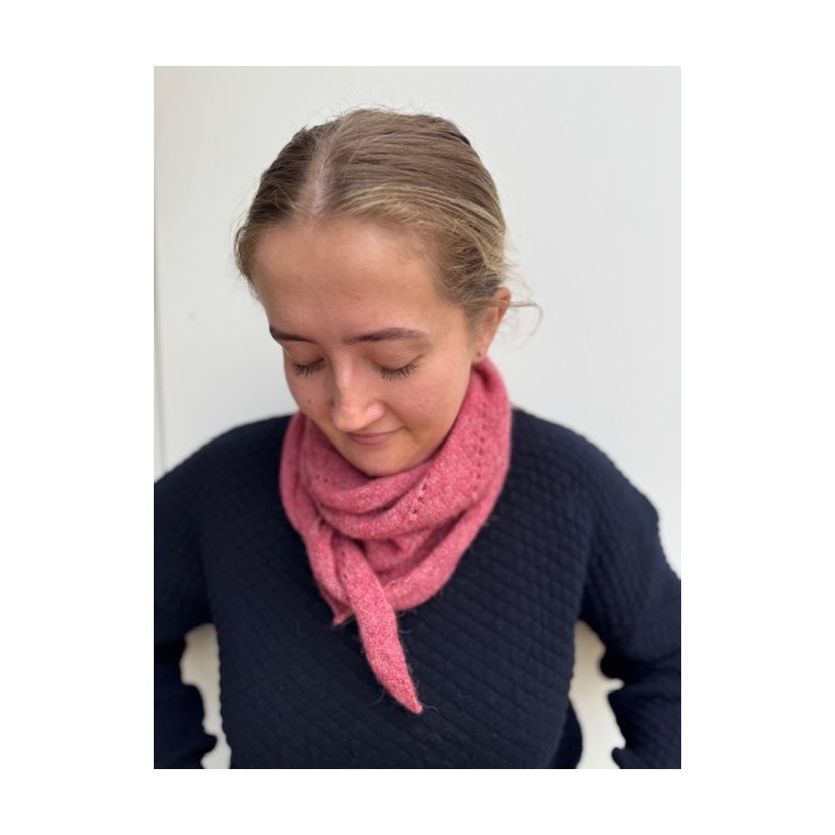 BLACK COLOUR - BCDELL knitted mini scarf - Berry