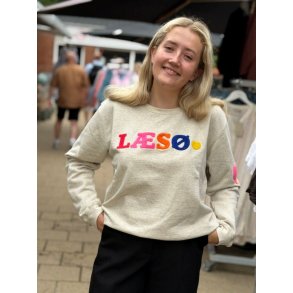 L�s� sweatshirt heart - Grey melange/multi