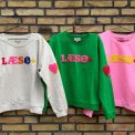 L�s� sweatshirt heart - Grey melange/multi