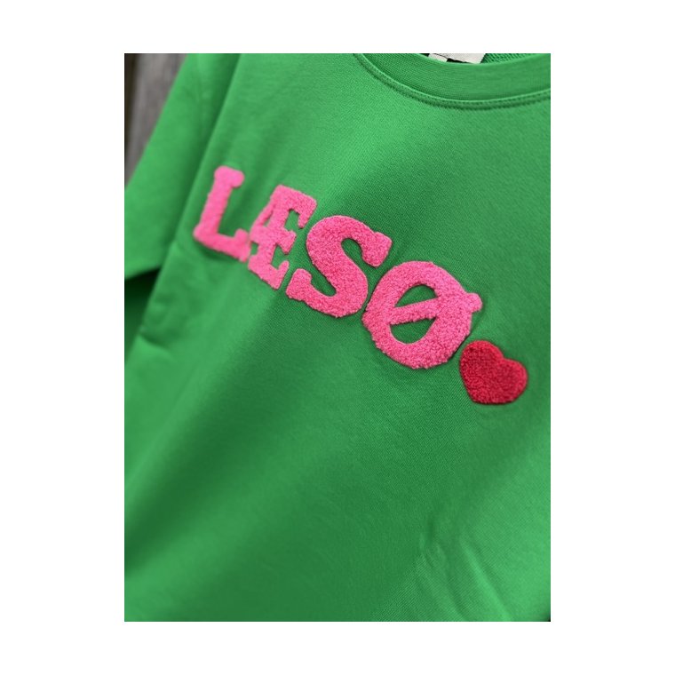 LULU�S LOVE - L�s� sweatshirt heart - Grass