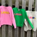 LULU�S LOVE - L�s� sweatshirt heart - Neon pink vintage