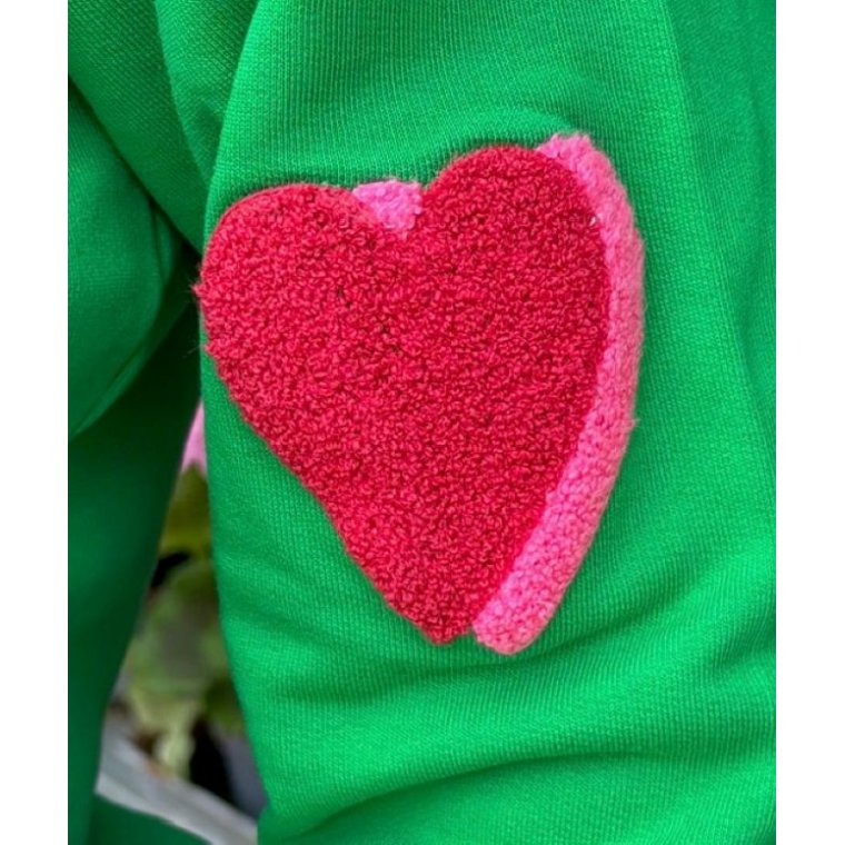LULU�S LOVE - L�s� sweatshirt heart - Grass