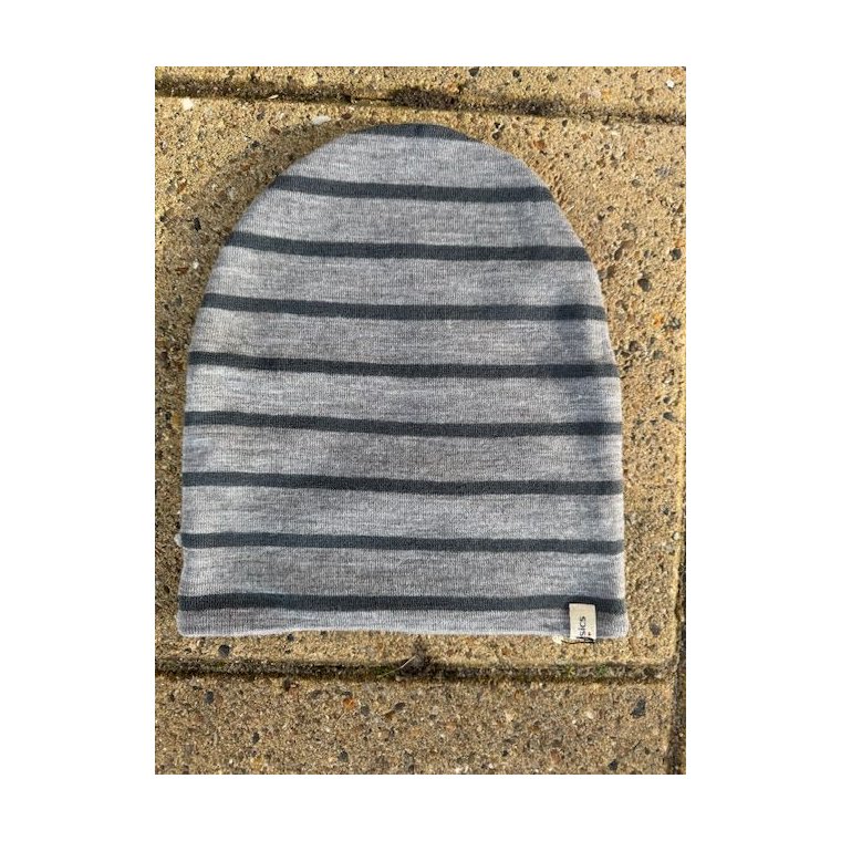 By Basics - 1007 hat- UNISEX - steel grey mel/asphalt