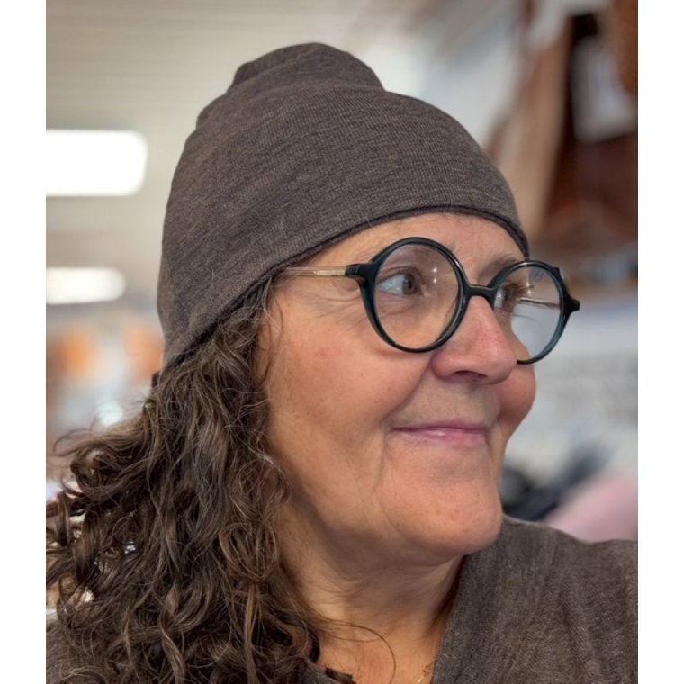 By Basics - 1007 hat- UNISEX - earth melange