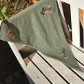LULU�S LOVE - Cashmere small scarf flower - green
