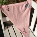 LULU�S LOVE - Cashmere small scarf flower - rose