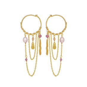 maanesten - Indie Earrings - forgyldt