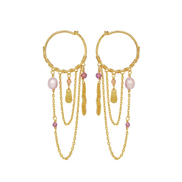 maanesten - Indie Earrings - forgyldt