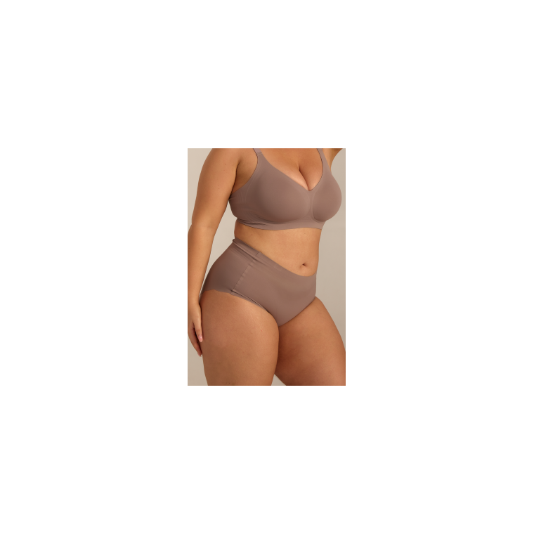 Femifemme - Invisible Highwaist Maxi Trusser - Mocha