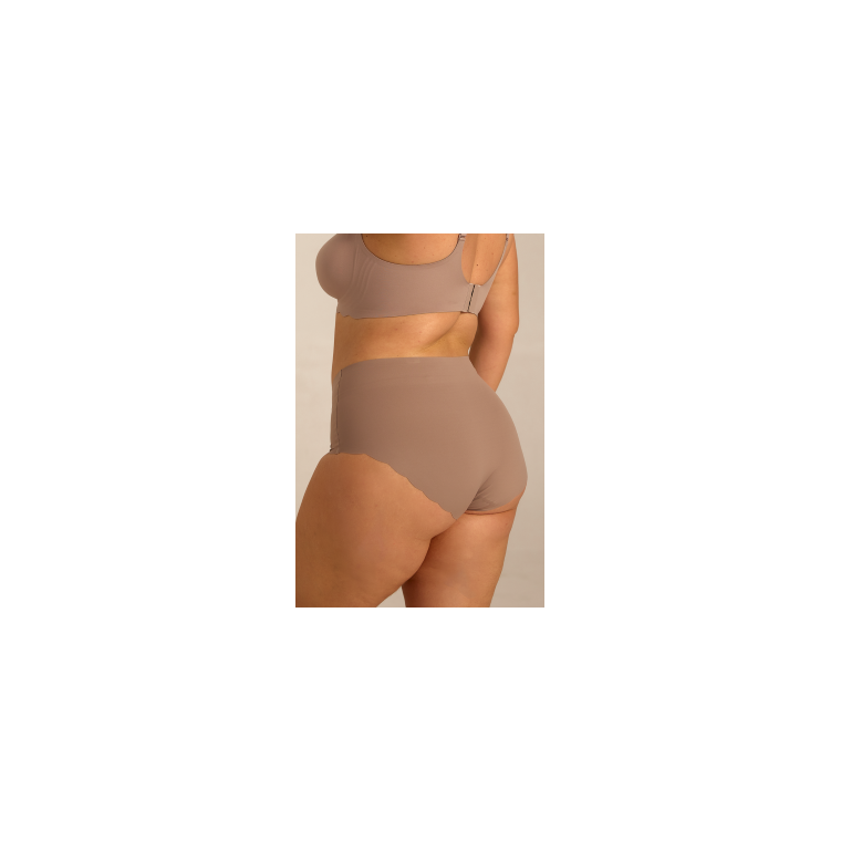 Femifemme - Invisible Highwaist Maxi Trusser - Mocha