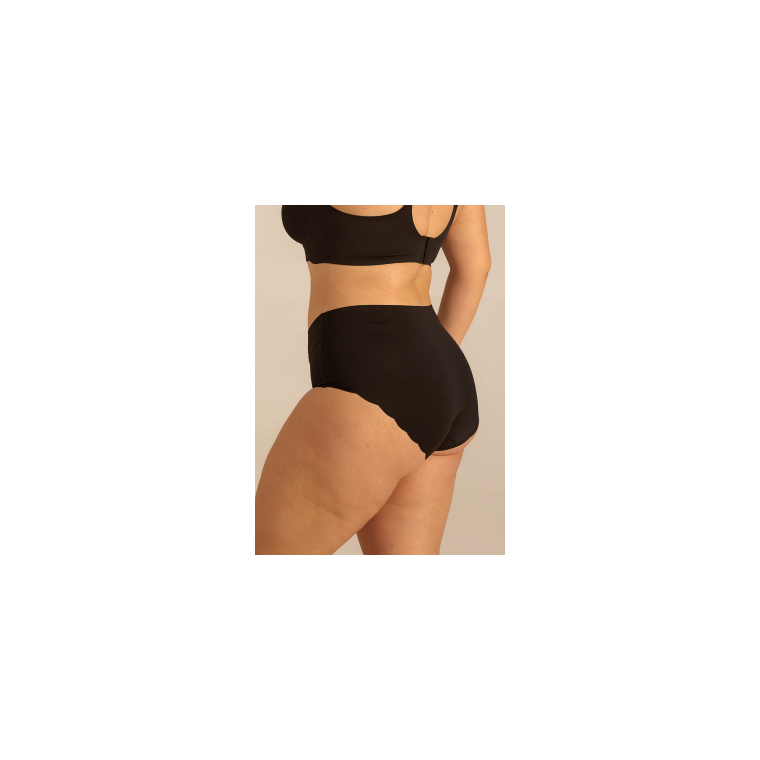 Femifemme - Invisible Highwaist Maxi Trusser - Sort