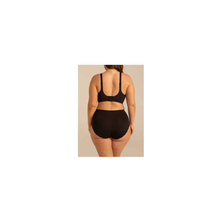 Femifemme - Invisible Highwaist Maxi Trusser - Sort