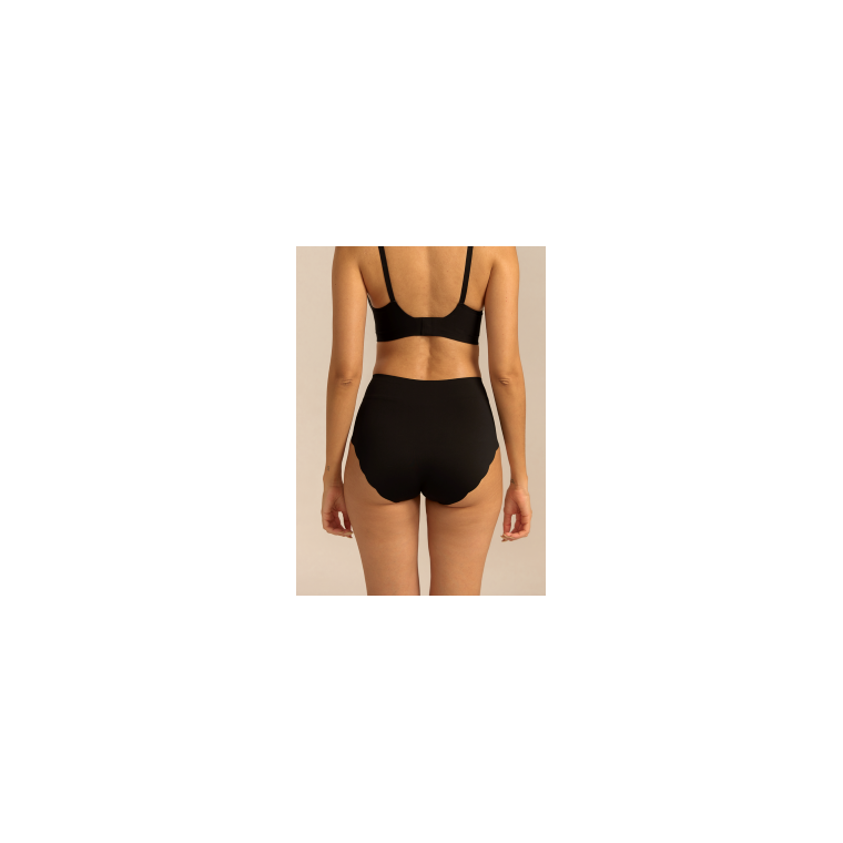 Femifemme - Invisible Highwaist Maxi Trusser - Sort