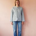 HABIBA - STOCKHOLM STRIPE CHINA JACKET - SEA