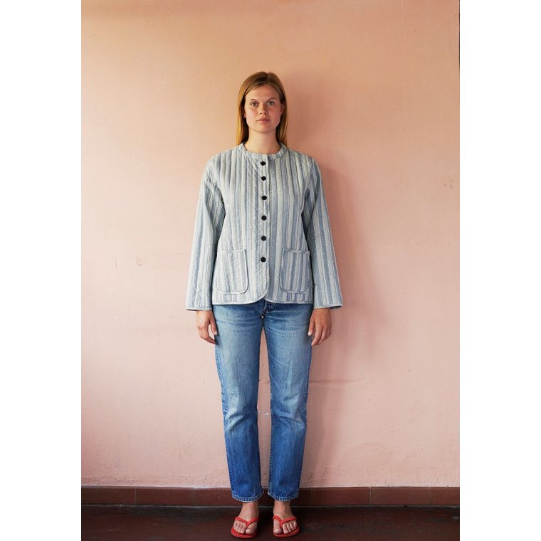 HABIBA - STOCKHOLM STRIPE CHINA JACKET - SEA