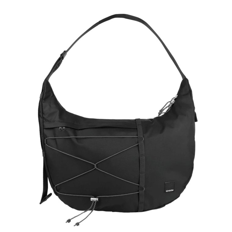 Kintobe - JUNO Half-moon bag - Black