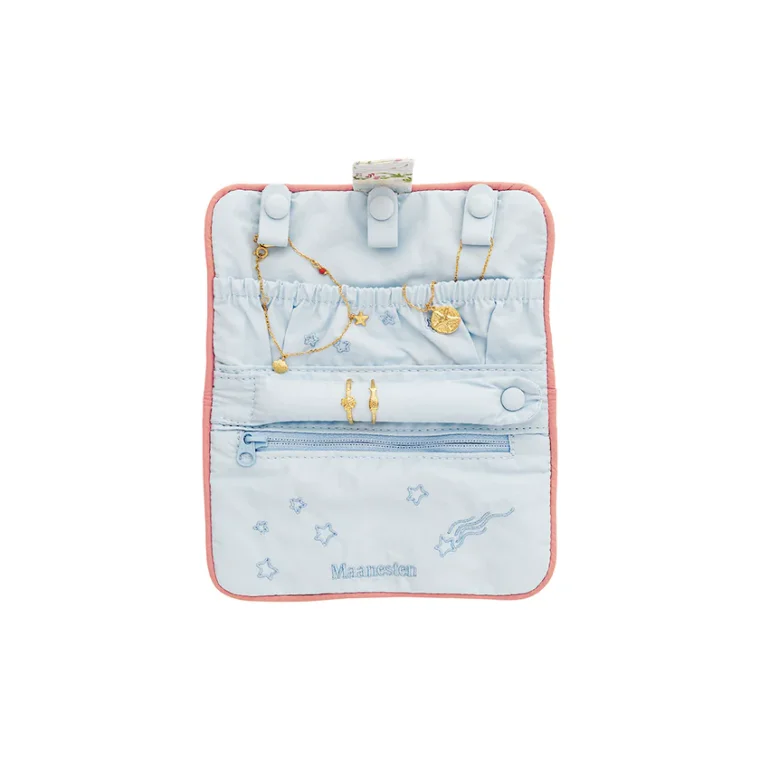 Maanesten - Jewelry Clutch - Summer Stripes Blue