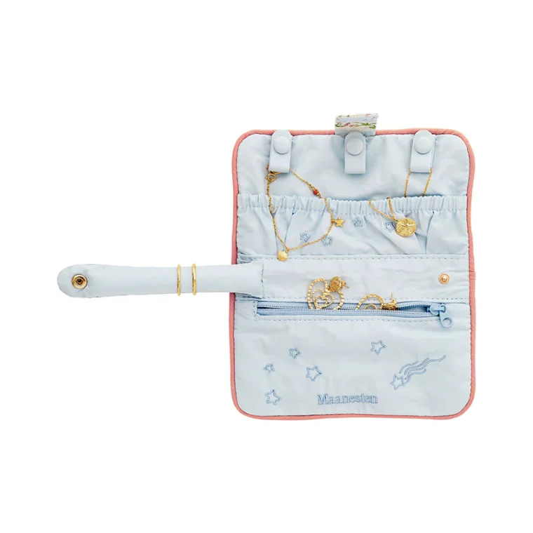 Maanesten - Jewelry Clutch - Summer Stripes Blue