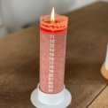 KunstIndustrien - Upcycled Olive Wax Calendar Candles - 6 cm x 28 cm
