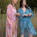 All By Voss - Lucia Kimono - Botanical pansy