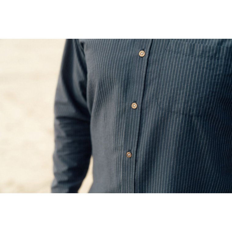 LAKOR - Linus Light Shirt - Blueberry