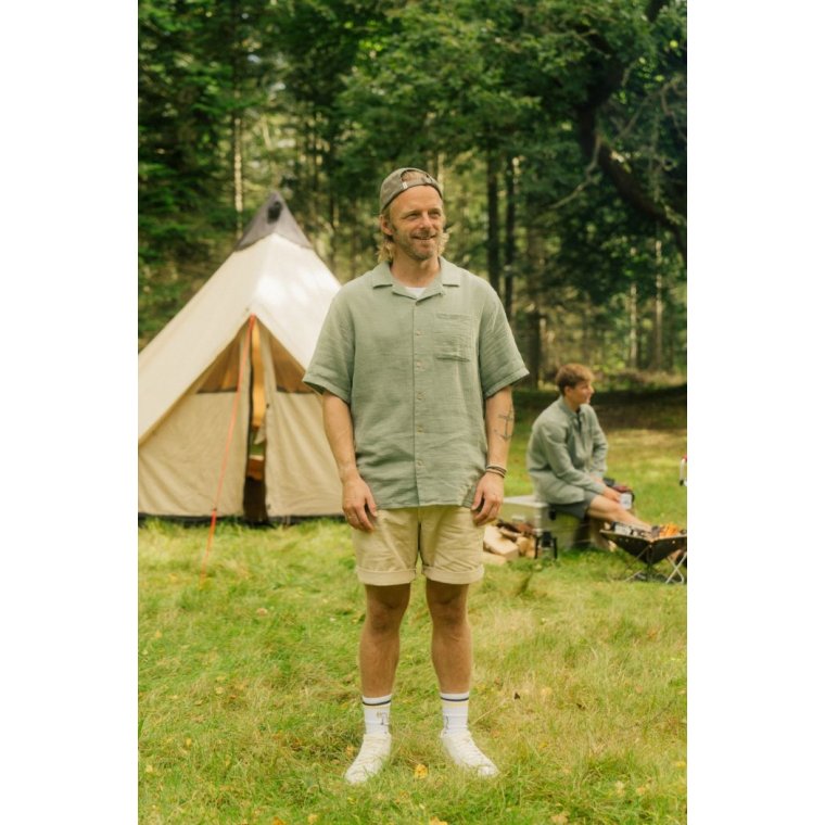 LAKOR - Coastline Short Sleeve Shirt - Sea Spray