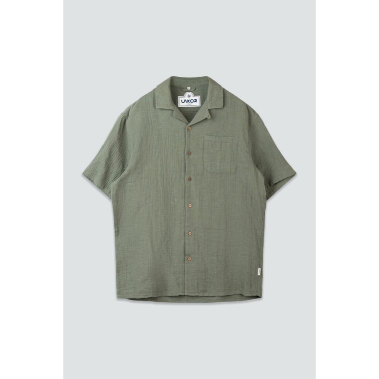 LAKOR - Coastline Short Sleeve Shirt - Sea Spray