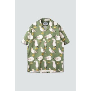 LAKOR - Flipping The Bird Short Sleeve Shirt - Sea Spray