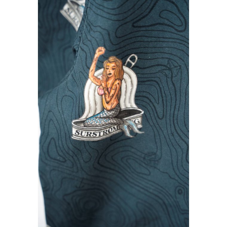 LAKOR - Save The Mermaids Short Sleeve Shirt - Midnight Navy