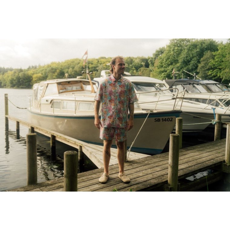 LAKOR - Underwater Garden Short Sleeve Shirt - Multicolor