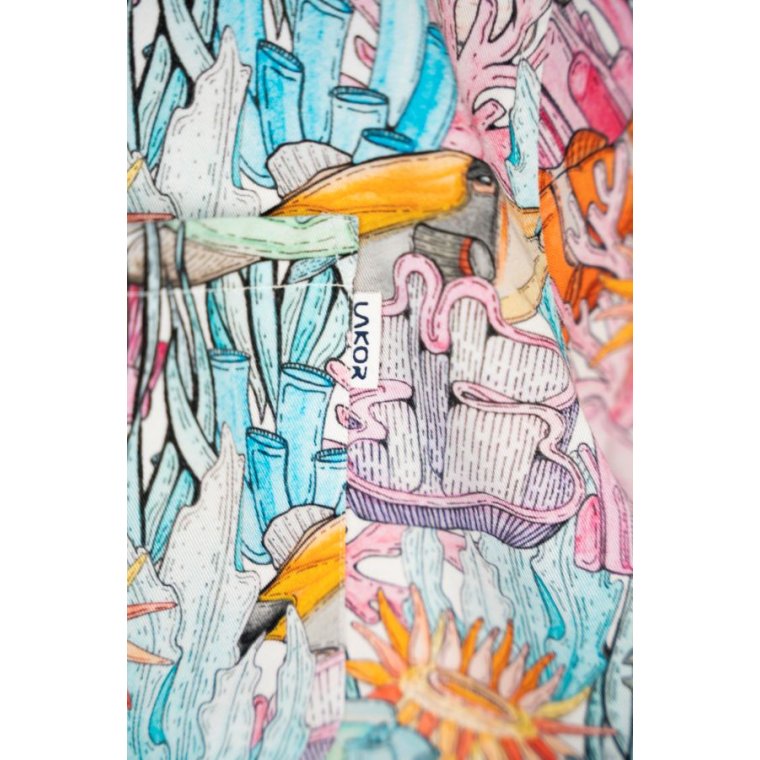 LAKOR - Underwater Garden Short Sleeve Shirt - Multicolor