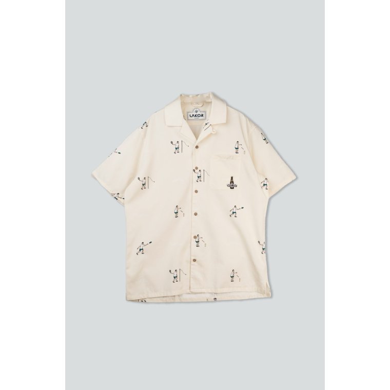 LAKOR - Sport-Cola Campingsport Short Sleeve Shirt - Star White