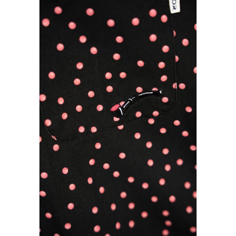 LAKOR - Sprinkle Lakridspibe Short Sleeve Shirt - Moonless Night