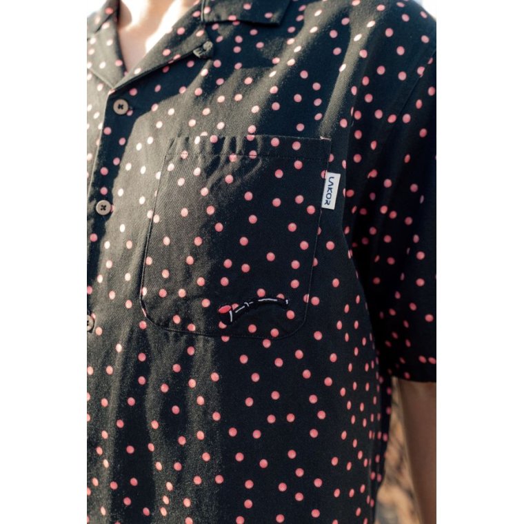 LAKOR - Sprinkle Lakridspibe Short Sleeve Shirt - Moonless Night