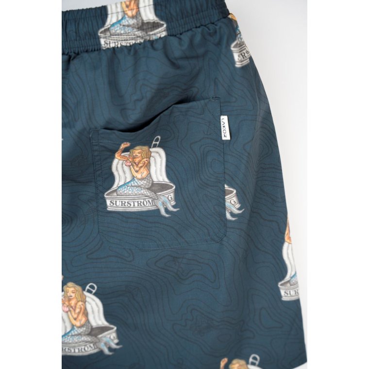 LAKOR - Save The Mermaids Swim Shorts - Midnight Navy