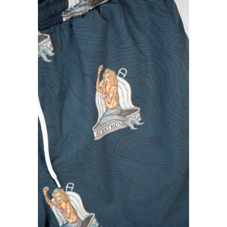 LAKOR - Save The Mermaids Swim Shorts - Midnight Navy