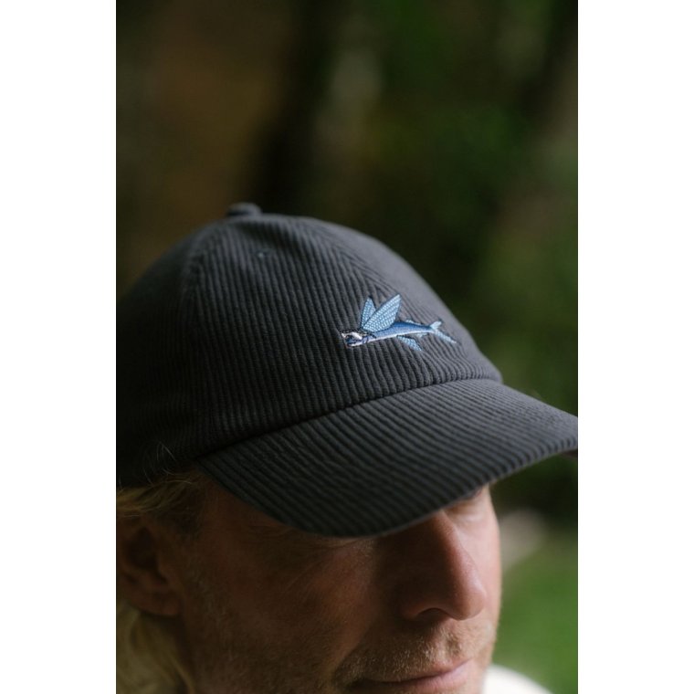 LAKOR - Fly Fish Courd Cap - Denim Blue