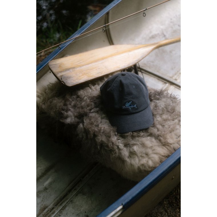 LAKOR - Fly Fish Courd Cap - Denim Blue