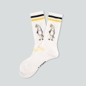LAKOR - Flipping The Bird Tennis Socks - White