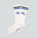 LAKOR - Fly Fish Tennis Socks - White