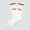 LAKOR - Otter Vacation Tennis Socks - white